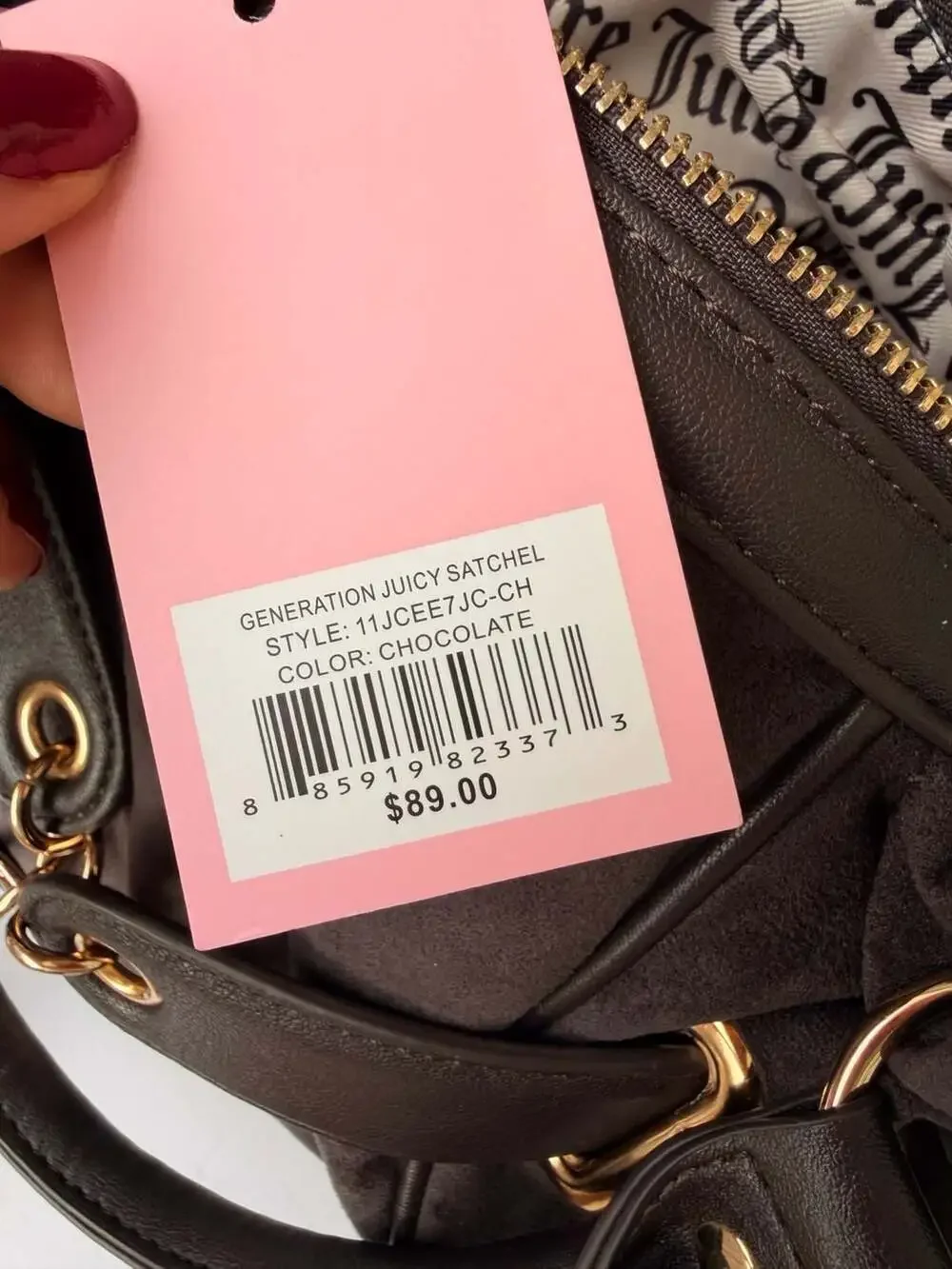 Juicy Couture Generation Juicy Satchel Chocolate Brown